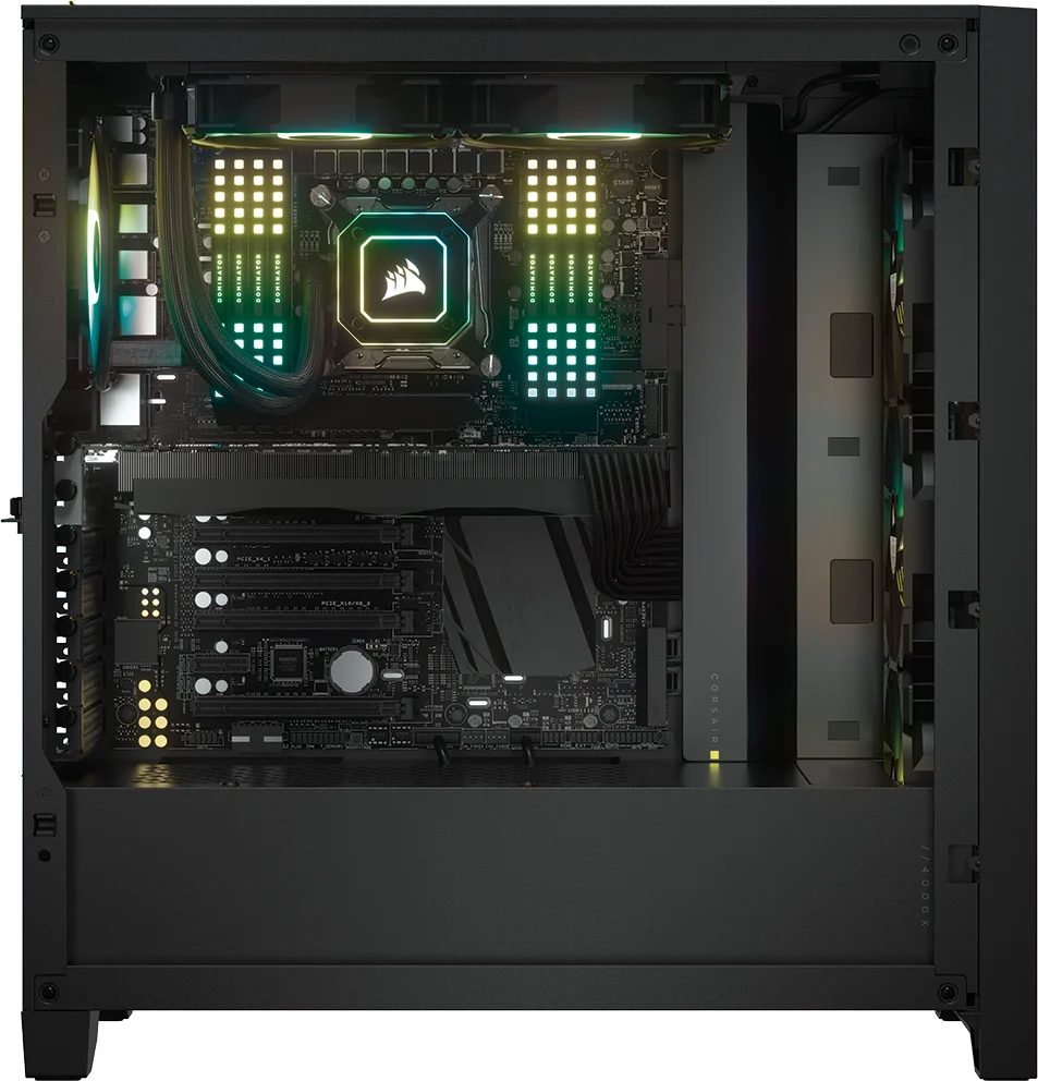 Corsair Case iCUE 4000X RGB Black CC-9011204-WW - Case view 9