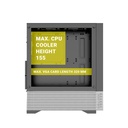 Ant Esports Case Pepper 5F Black & White - Case view 2