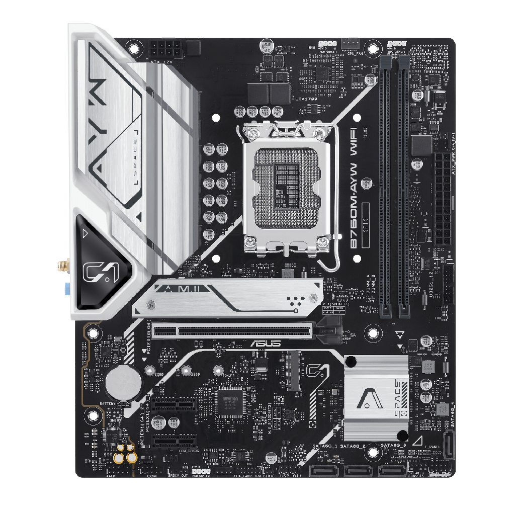 Asus B760M-AYW WiFi DDR5 Board - View 1