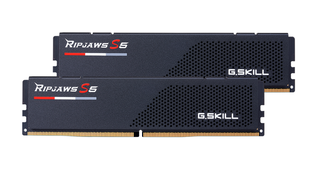GSkill DDR5 Ripjaws S5 32GB Kit 2x16GB 6000MHz CL36 F5-6000J3648D16GX2-RS5K - View 1