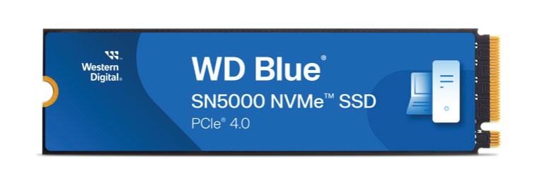 WD SN5000 2TB NVMe Blue PCIe Gen4 SSD - View 1