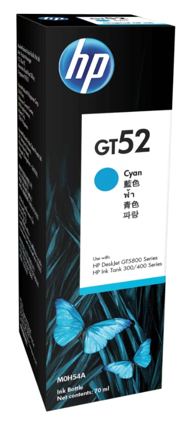 HP Ink Bottle GT52 CYAN MOH54AA