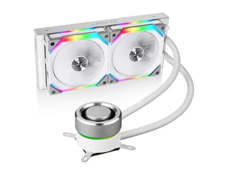 Lian Li Galahad 240mm RGB White UNI Fan SL Edition Liquid Cooler