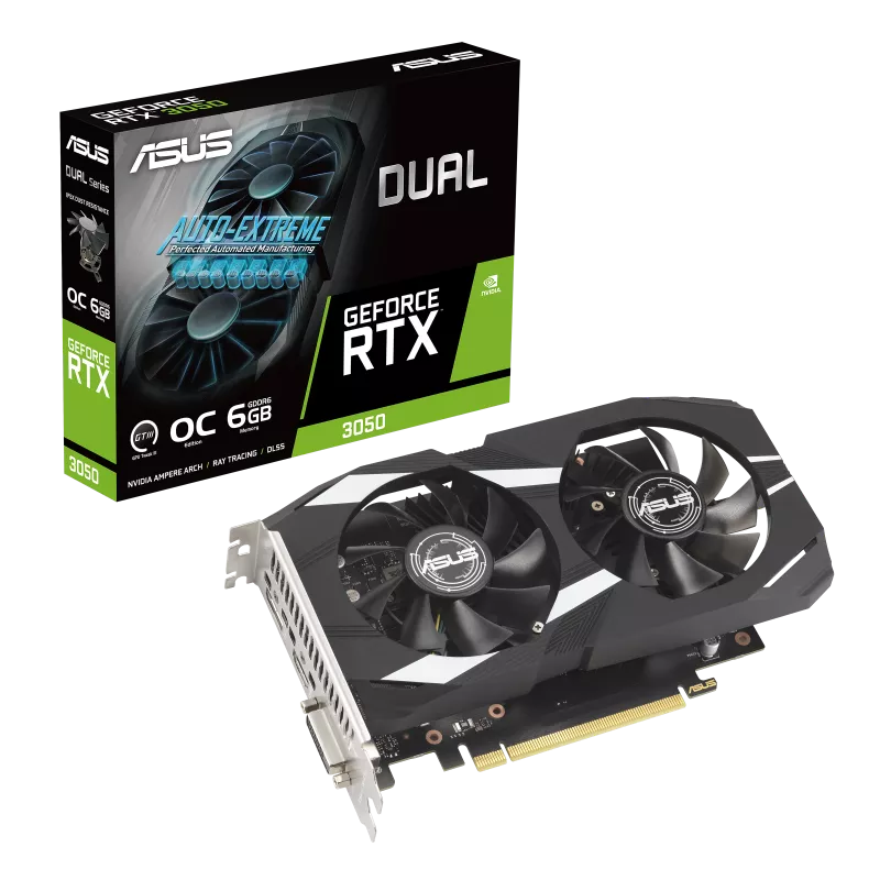RTX3050 6GB Asus OC DUAL-RTX3050-O6G 