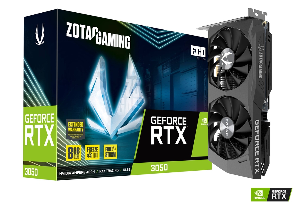 RTX3050 8GB Zotac Eco ZT-A30500K-10M