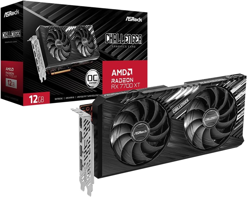 RX7700XT 12GB OC Asrock Challenger AMD Radeon