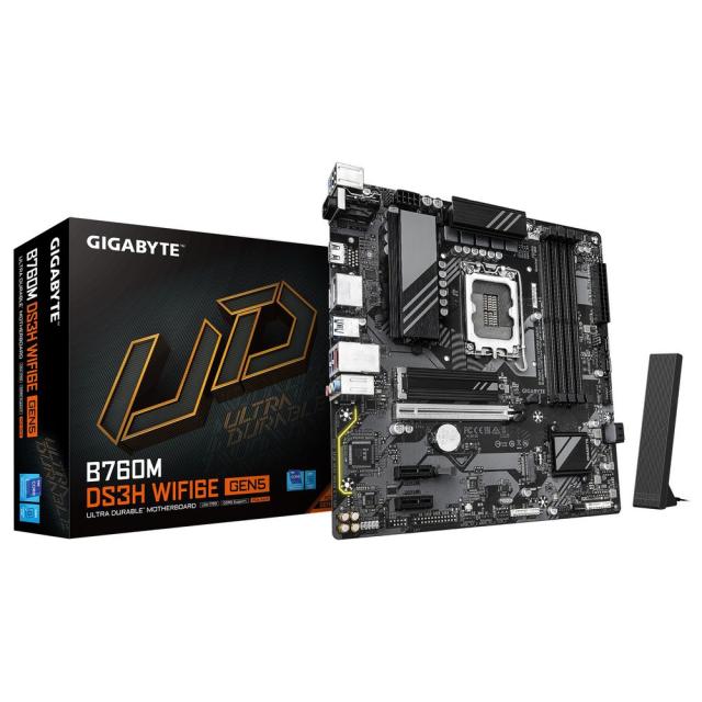 Gigabyte B760M DS3H WiFi6E Gen5 DDR5 Board