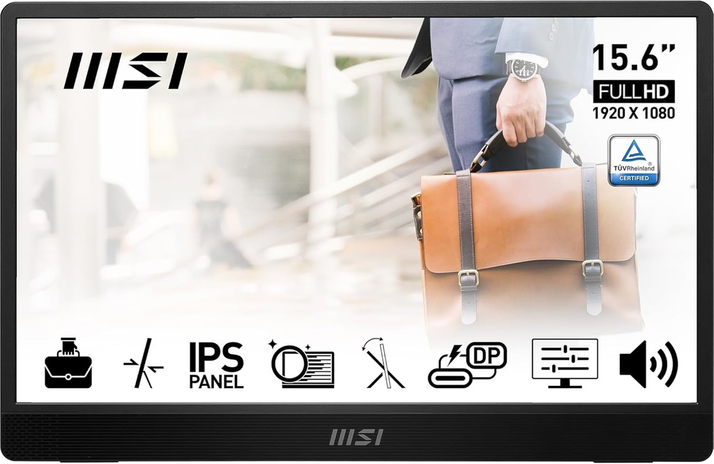 MSI 16" MP161 E2 USB-C Portable Monitor