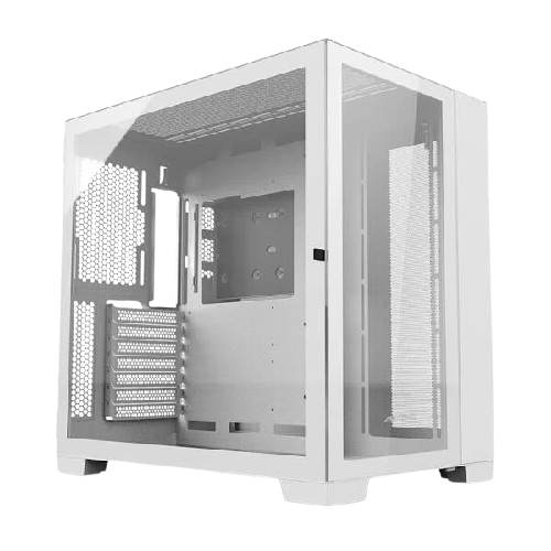 Ant Esports Case Crystal XL  White Without fans