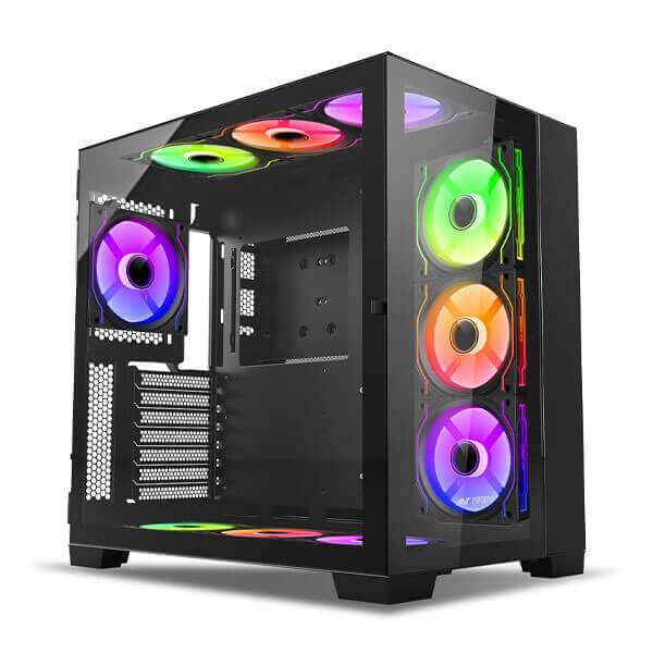 Ant Esports Case Crystal XL Black With fans