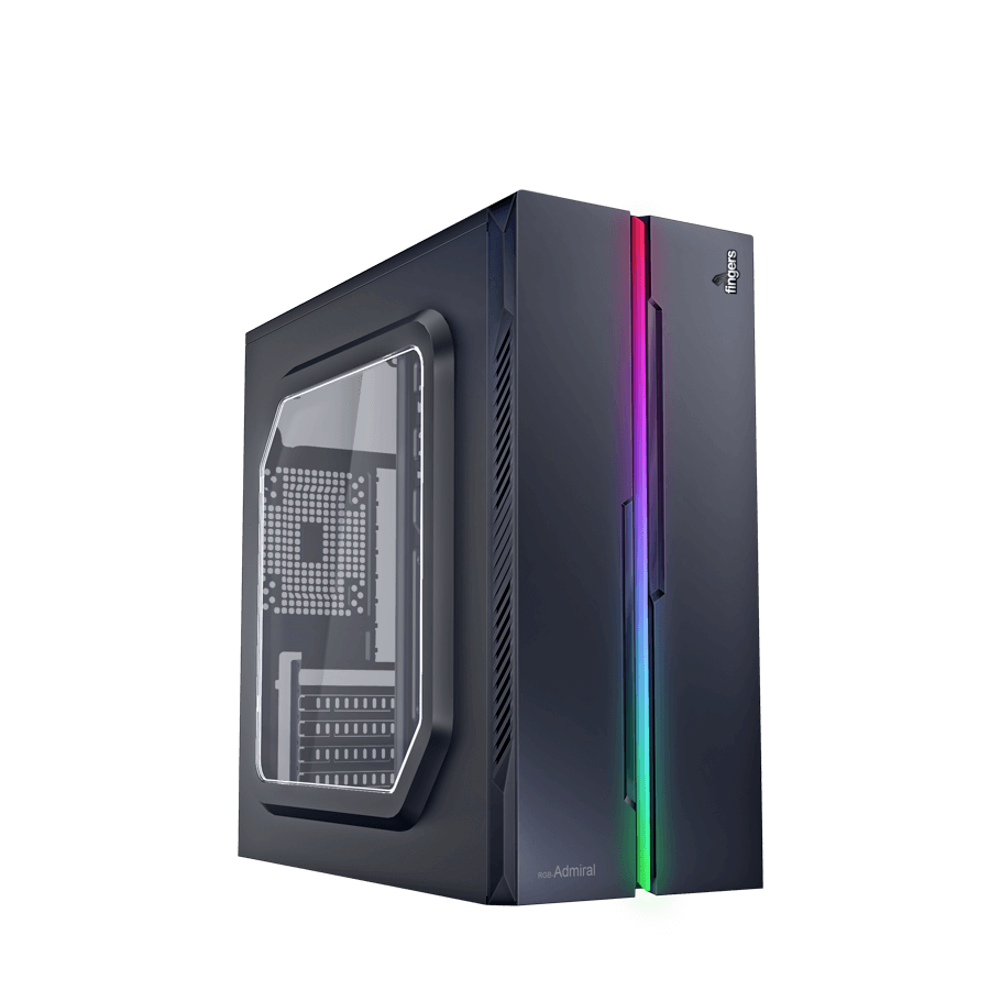 Fingers Case ATX RGB Admiral With SMPS