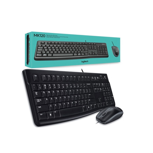 Logitech MK120 Wired KB+M Combo