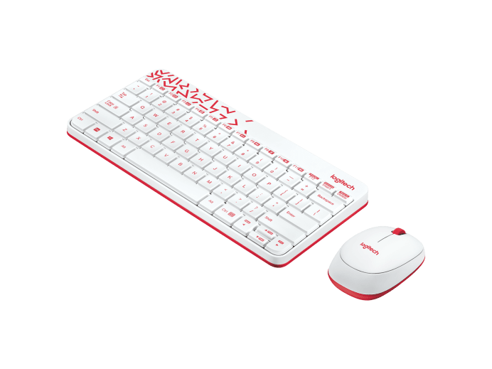 Logitech MK240 Nano Wireless Combo Kit White