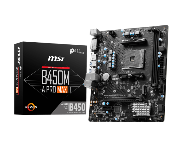 MSI B450M-A PRO MAX II Board