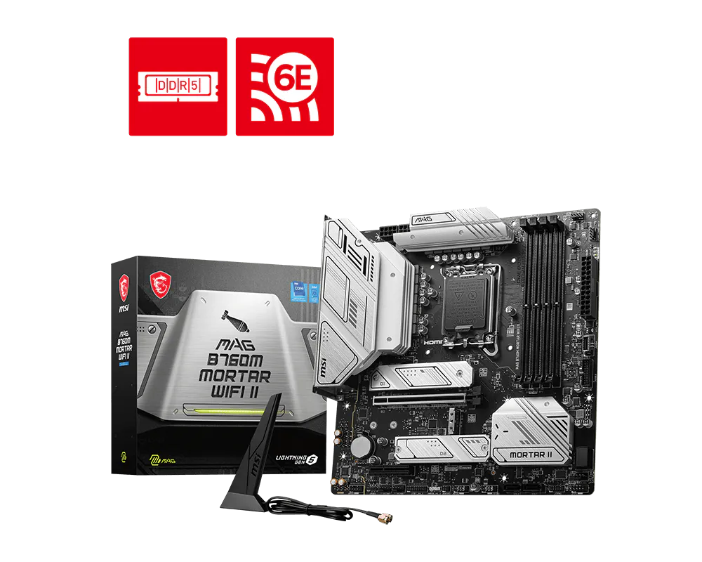 MSI MAG B760M MORTAR WIFI DDR5 Board