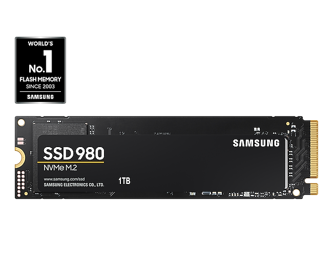 Samsung 980 1TB PCIe Gen 3 NVMe SSD MZ-V8V1T0BW