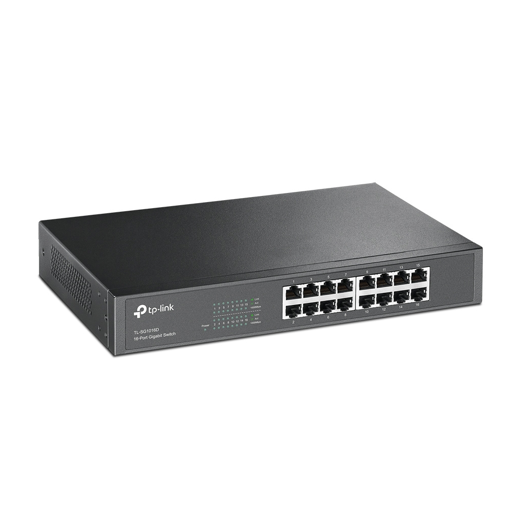 TP-Link TL-SG1016D 16-Port Gigabit Rackmount Switch
