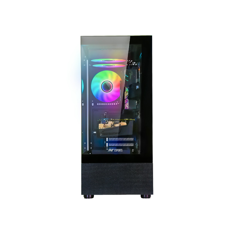 Ant Esports Case Crystal X2 Black - Case view 1