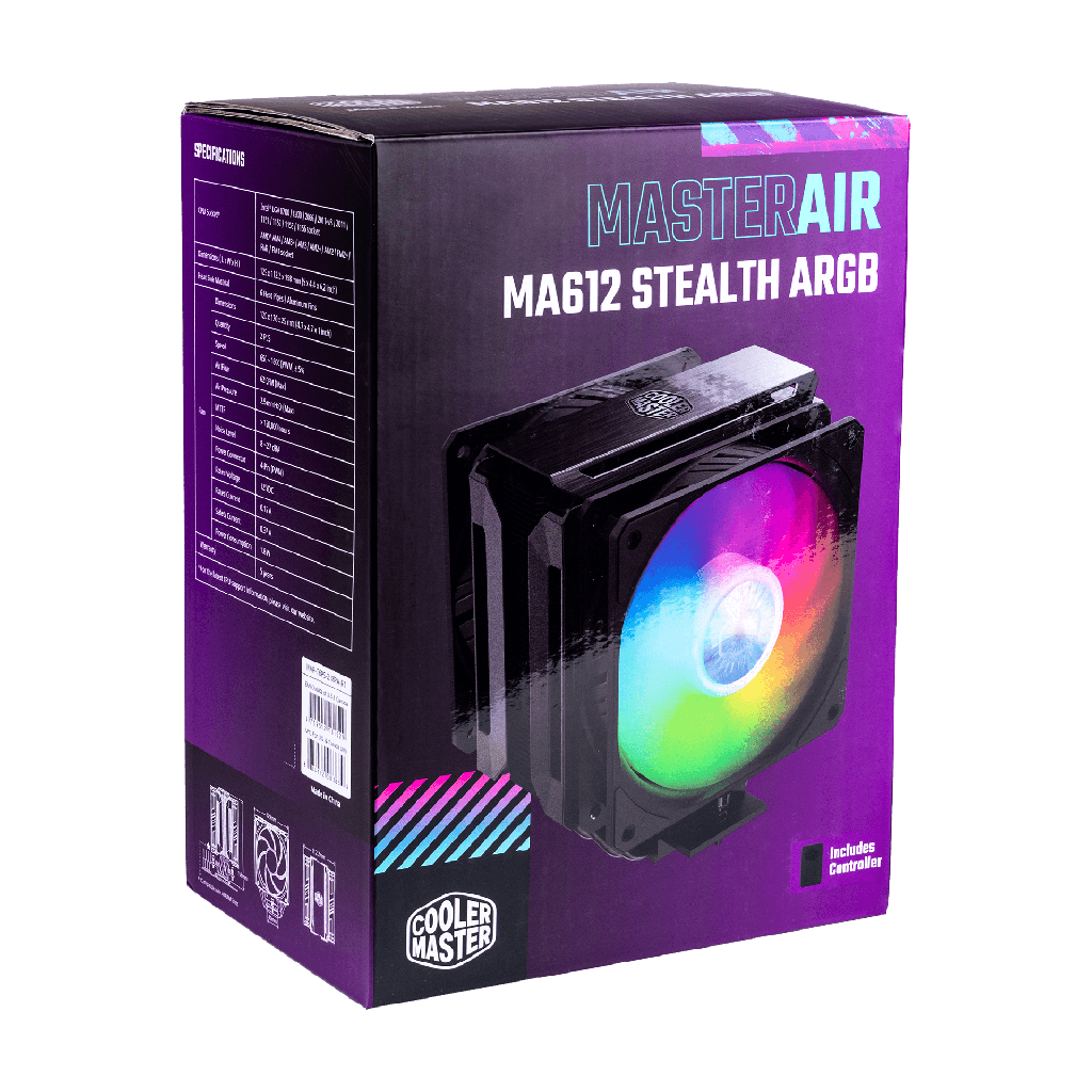 CM Air MA612 Stealth ARGB MAP-T6PS-218PA-R1 - View 1