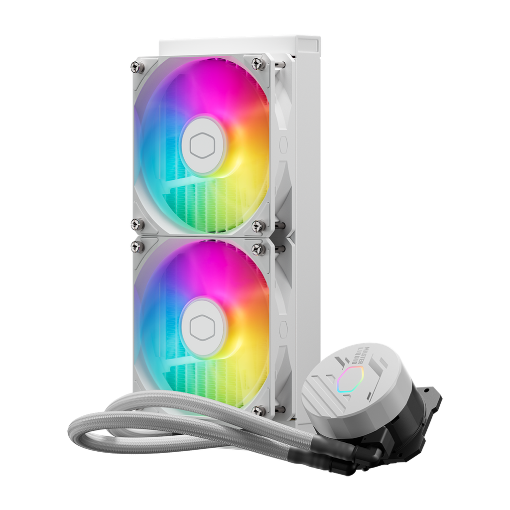 CM Liquid Cooler 240 Core ARGB MLW-D24M-A18PZ-RW White - View 1