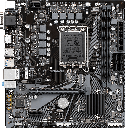 Gigabyte Board H610M H V2 DDR4 - View 1