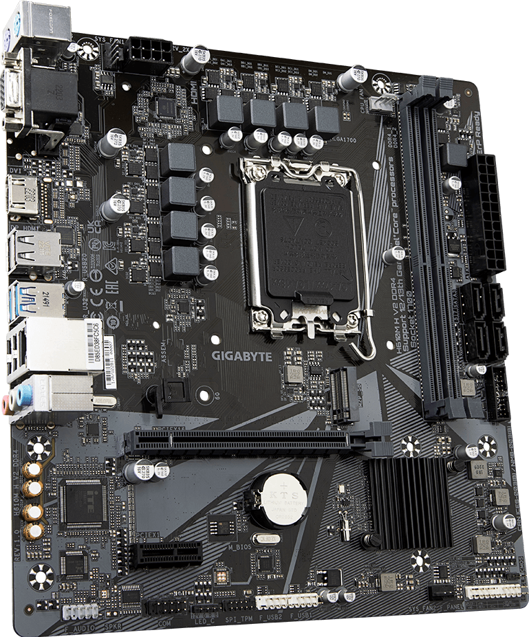 Gigabyte Board H610M H V2 DDR4 - View 2