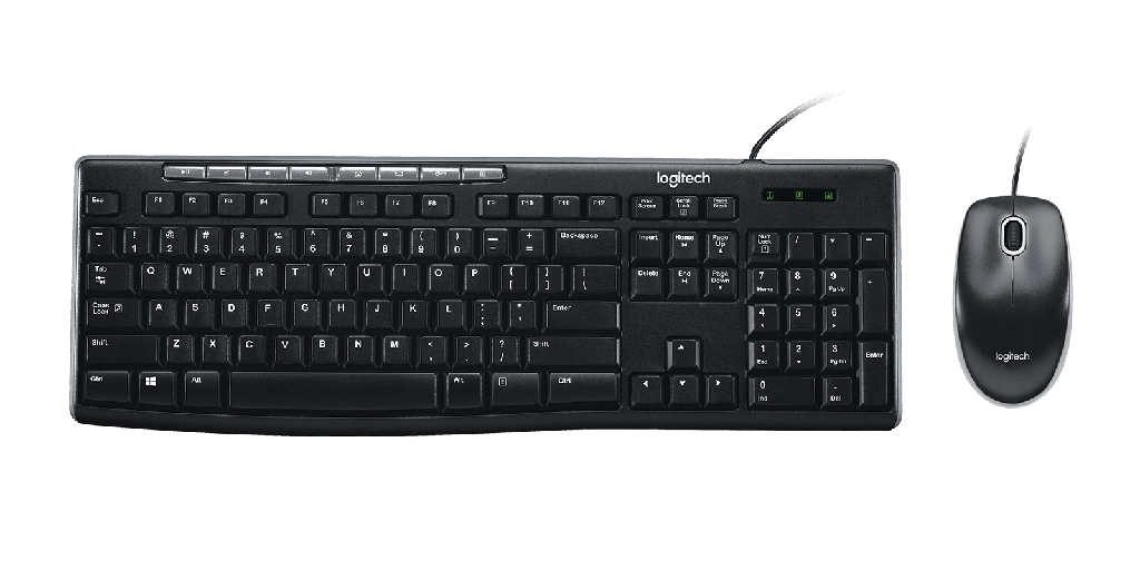 Logitech MK200 Wired KB+M Combo Multimedia