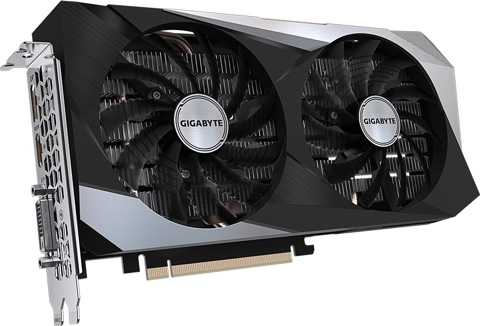RTX3050 Gigabyte  WindForce OC  8GB DDR6 GV-N3050WF2OC-8GD - View 1