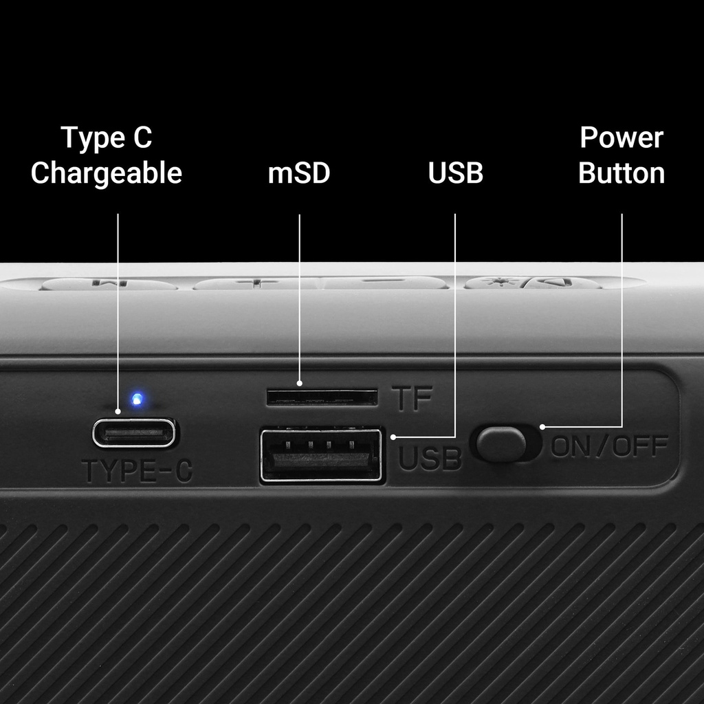 Zebronics Speaker BT County 7