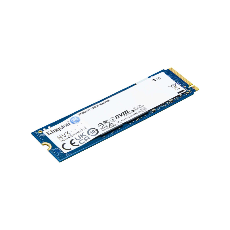Kingston 1TB NV3 M2 NVME PCIe Gen 4 SSD SNV3S/1000G - View 3