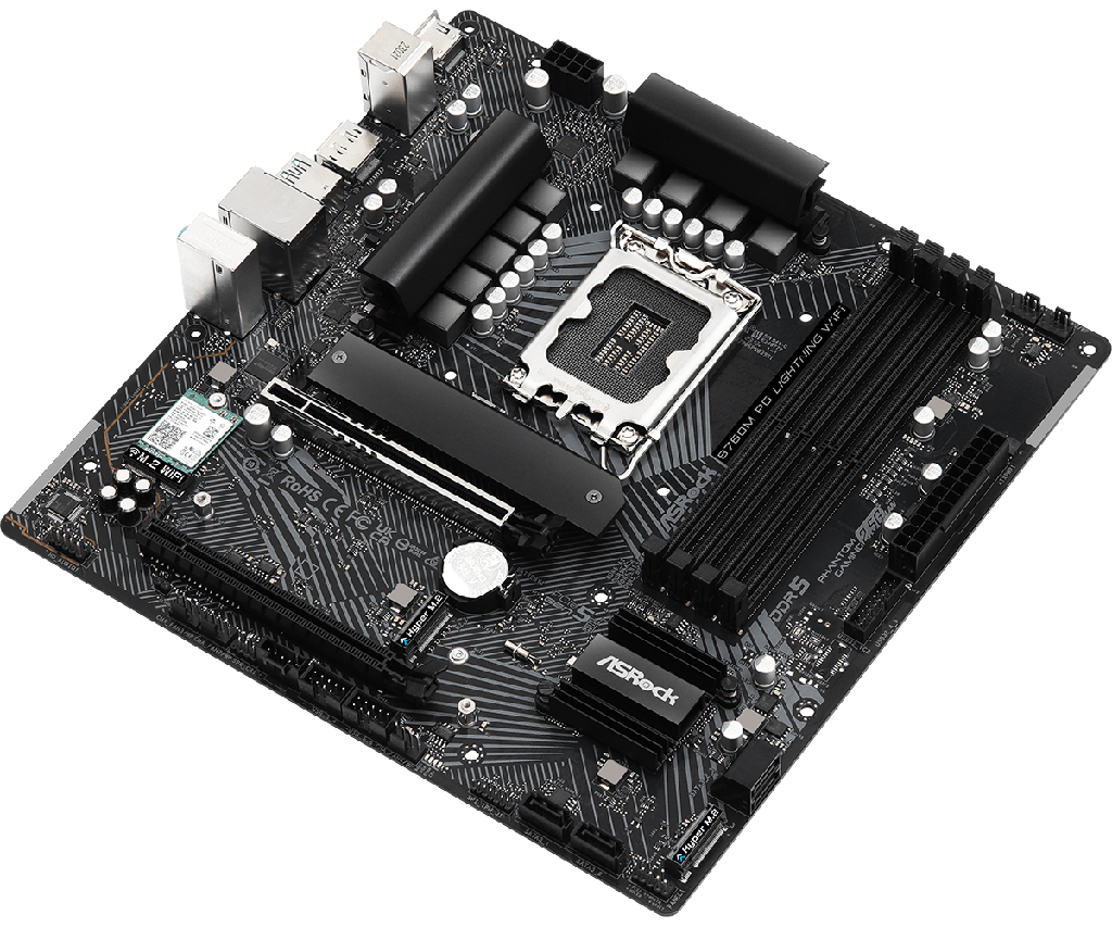 AsRock Board B760M PG Lightning WiFi DDR5 - View 2