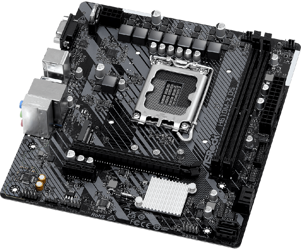 AsRock Board H610M-X DDR5 - View 2