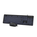 Fingers Keyboard Mouse Combo Wired Magnifico Duo Backlit