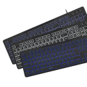 Fingers Keyboard Mouse Combo Wired Magnifico Duo Backlit