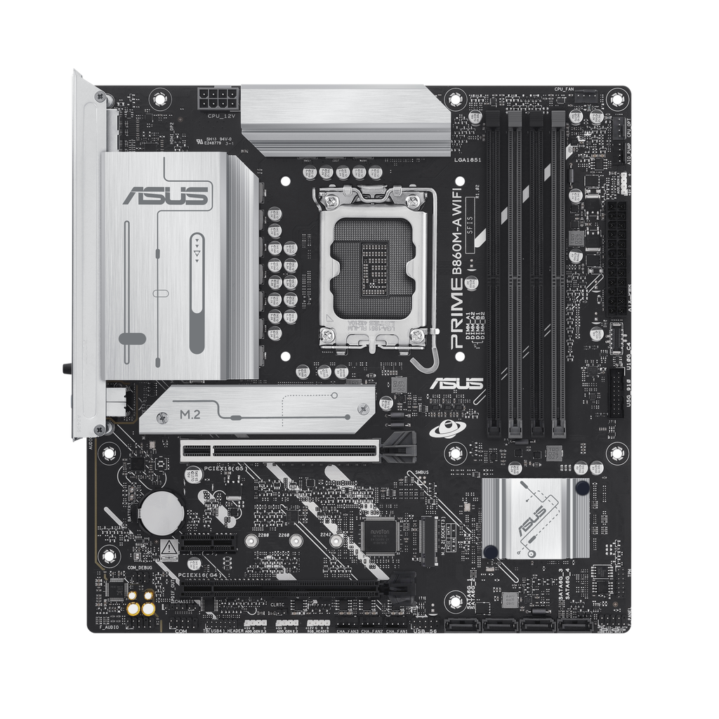 Asus Prime B860M-A WIFI-CSM DDR5 Board - View 1