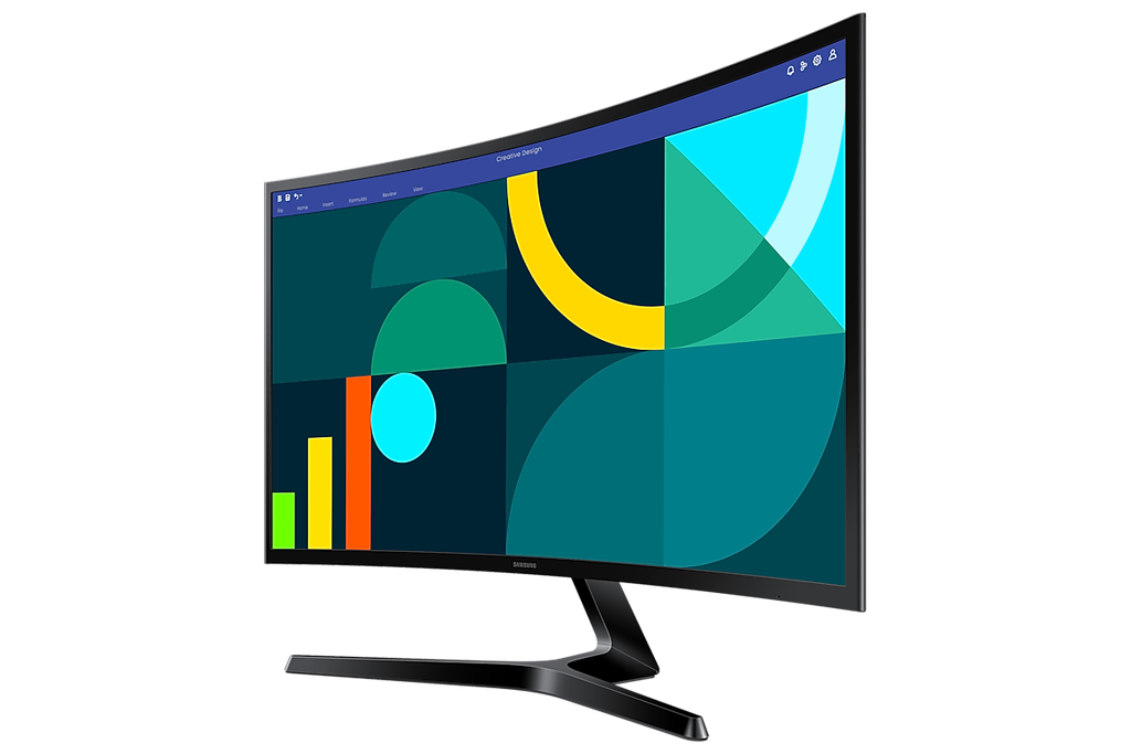 Samsung 27" Curved LS27D368GAWXXL Monitor - View 2
