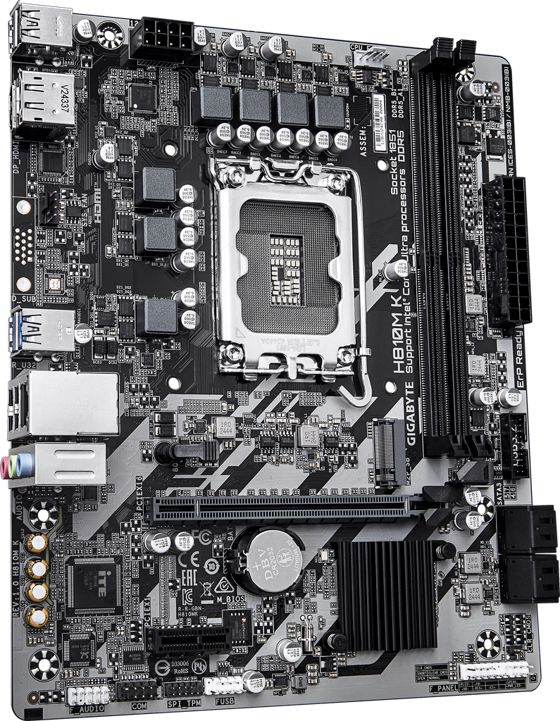 Gigabyte Board H810M K DDR5 - View 2