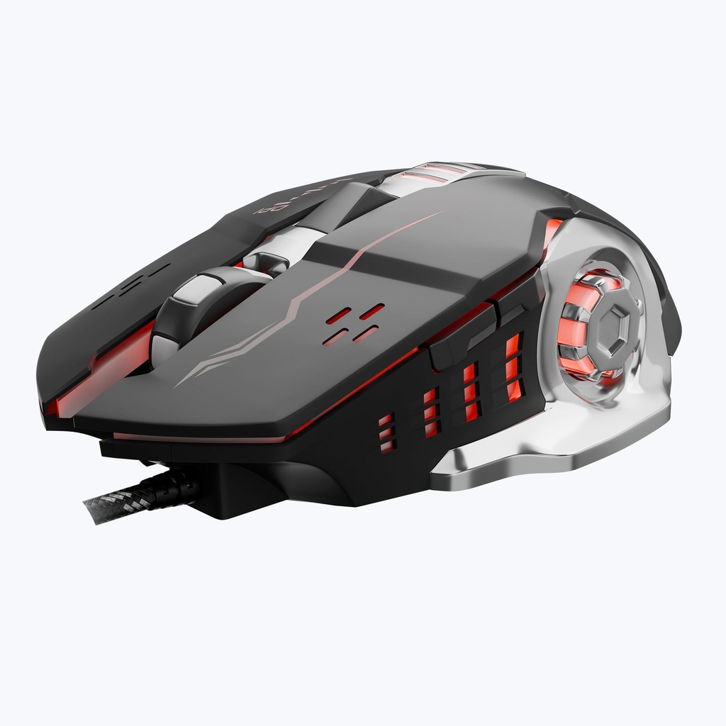 Zebronics Transformer3 Combo Black KB Mouse LED Gaming