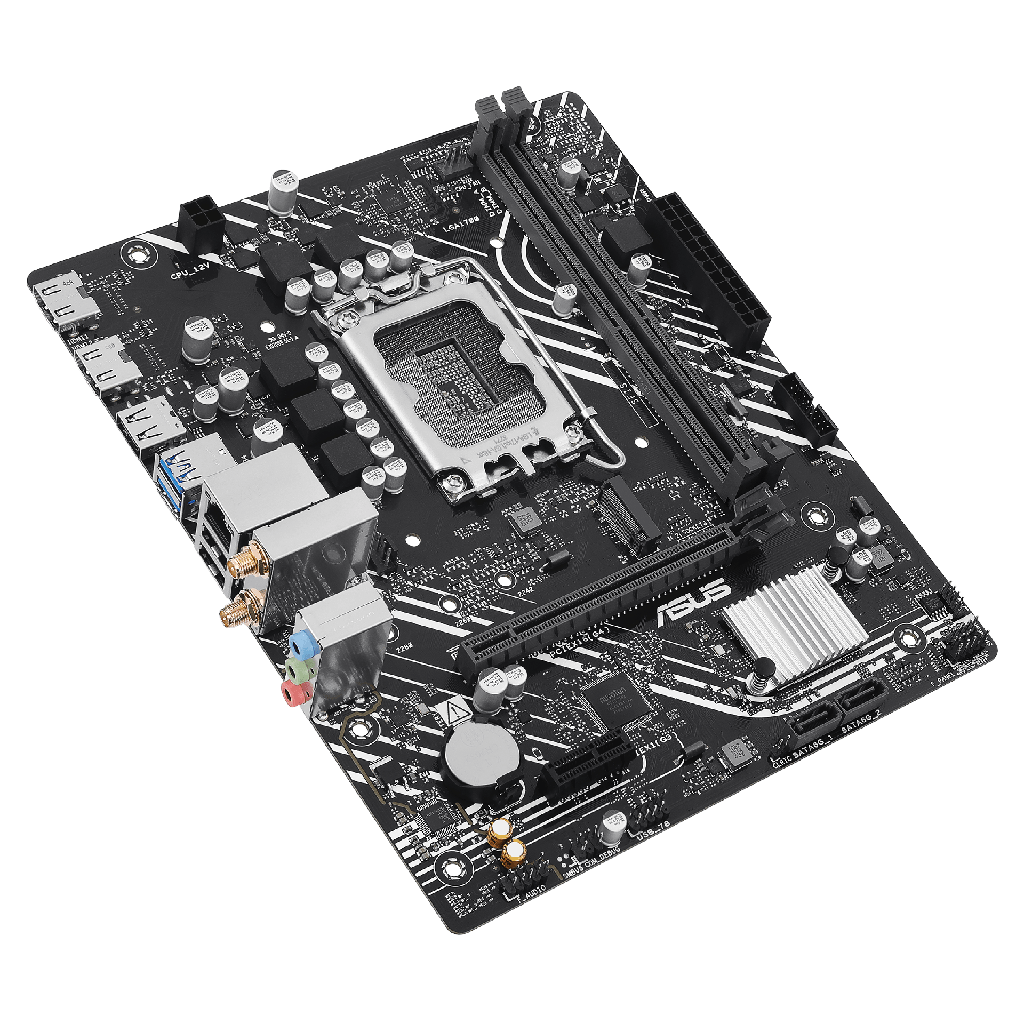 Asus PRIME H610M F WIFI D4 DDR4 Board - View 3