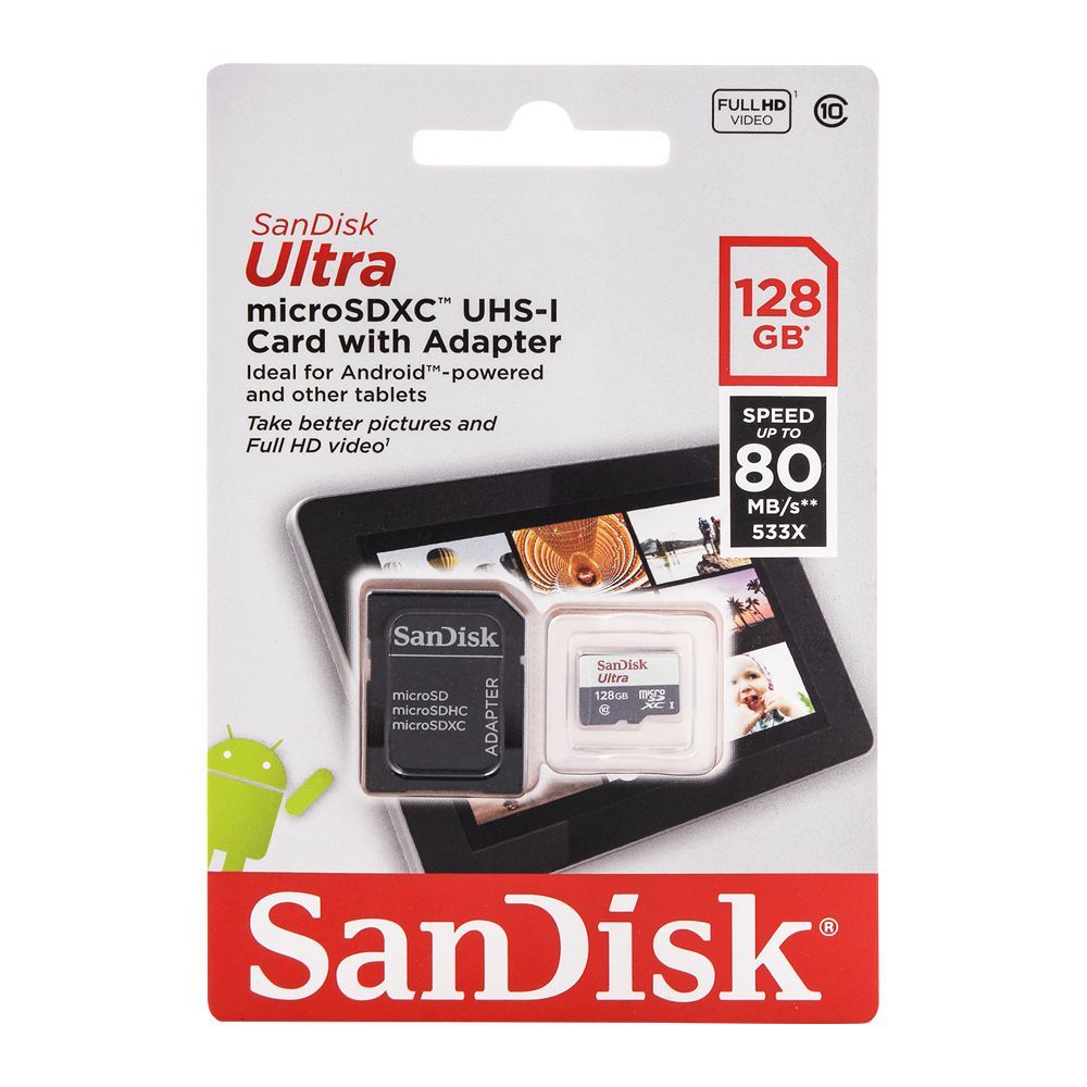 Sandisk MicroSD 128GB Ultra