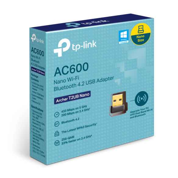 TP-Link Archer T2UB AC600 WiFi + Bluetooth 4.2