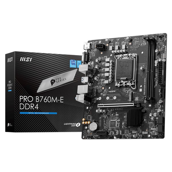 MSI PRO B760M-E DDR4 Board