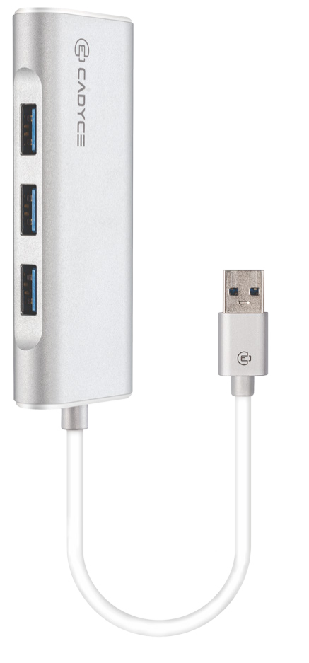 Cadyce CA-U3HE USB 3.0 3-PORT HUB WITH GIGABIT Lan