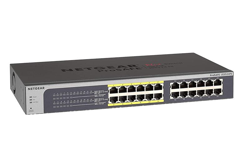 Netgear JGS524PE 24-Port Gigabit Plus Switch With 12-Port PoE (100W)