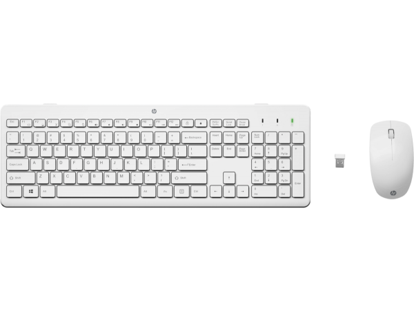 HP 230 White Color Wireless Keyboard & Mouse Combo 3L1F0AA#UUF