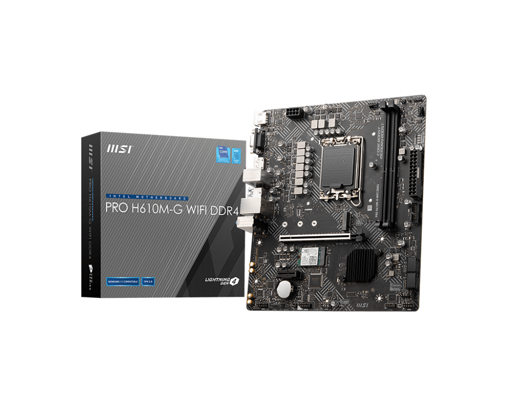 MSI Pro H610M-G WiFi DDR5 Board