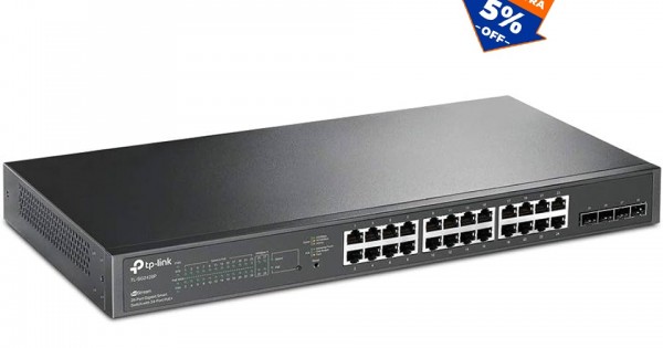 TP-Link TL-SG2428P 24 Port Gigabit Smart PoE+ Switch