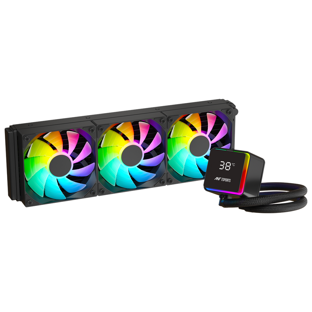 Ant Esports Liquid Cooler ICEStorm 360 ARGB Black 360mm