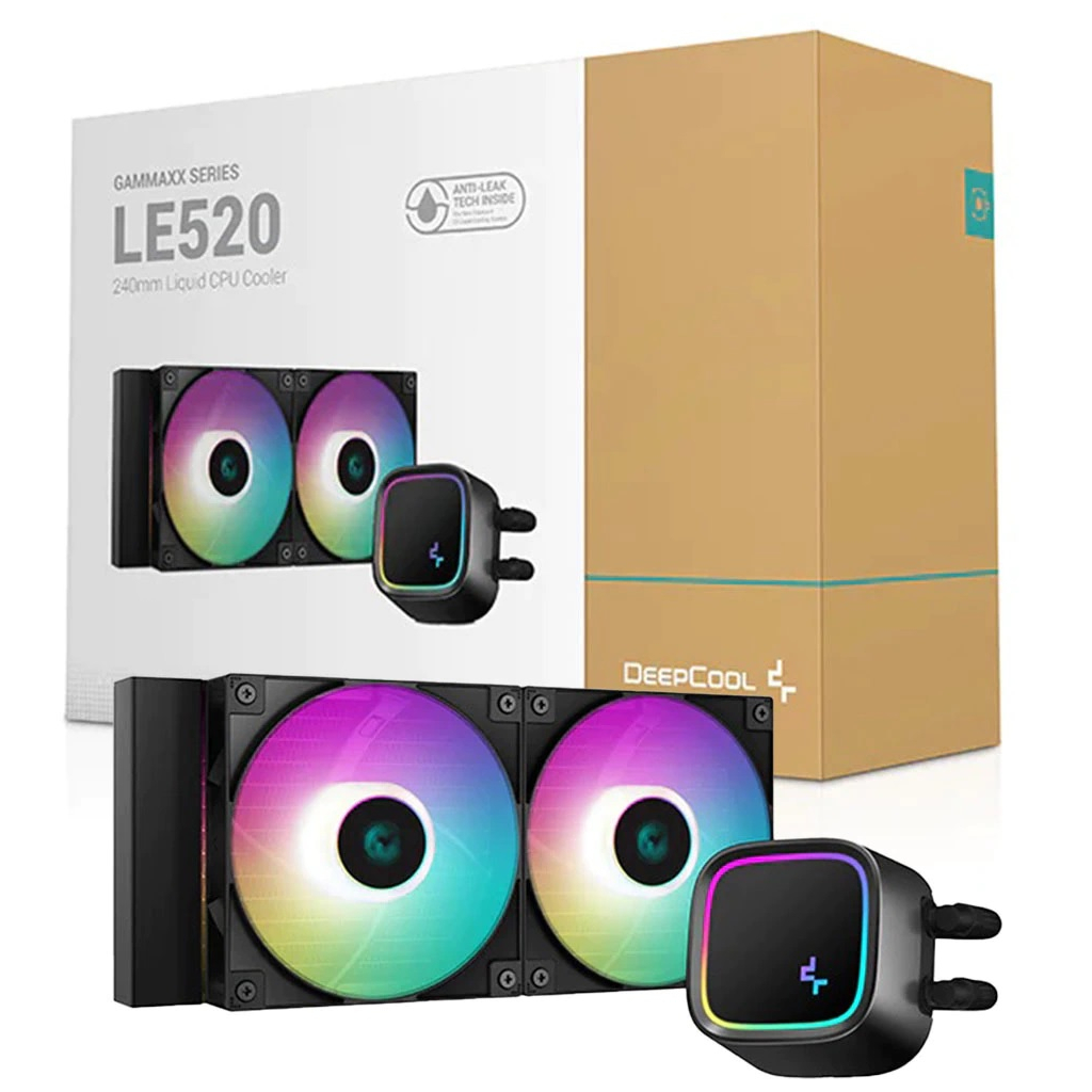 Deepcool Liquid Cooler LE520 240mm R-LE520-BKAMMN-G-1