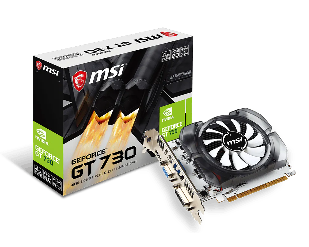 GT730 4GB MSI N730-4GD3V2 Graphics Card